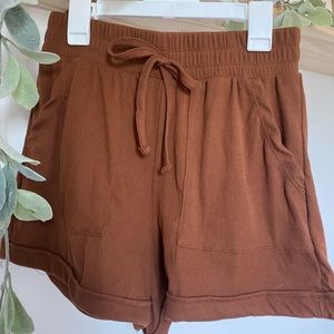 Comfy burnt orange shorts